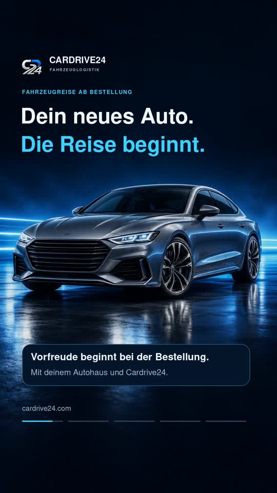Vorschau: Dein neues Auto. Die Reise beginnt.