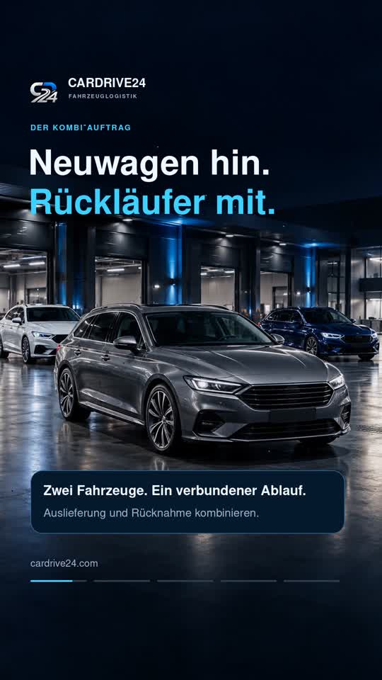 Vorschau: Neuwagen hin. Rückläufer mit.